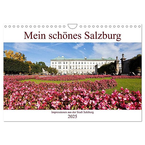 Mein schönes Salzburg (Wandkalender 2025 DIN A4 quer), CALVENDO Monatskalender, Calvendo, Christa Kramer