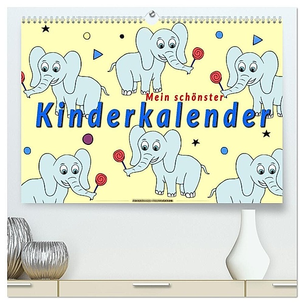 Mein schönster Kinderkalender (hochwertiger Premium Wandkalender 2024 DIN A2 quer), Kunstdruck in Hochglanz, Peter Roder