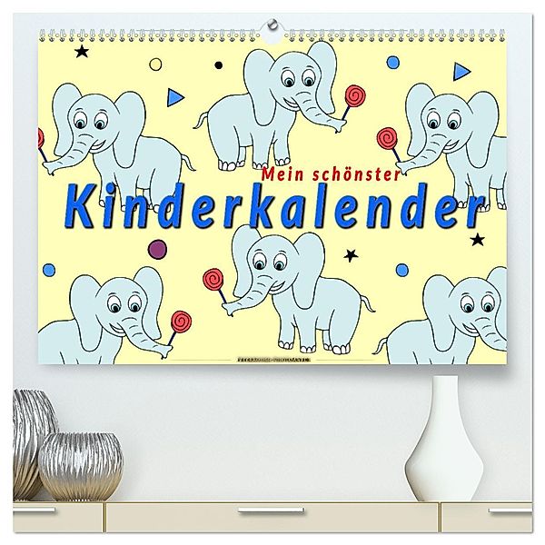 Mein schönster Kinderkalender (hochwertiger Premium Wandkalender 2025 DIN A2 quer), Kunstdruck in Hochglanz, Calvendo, Peter Roder