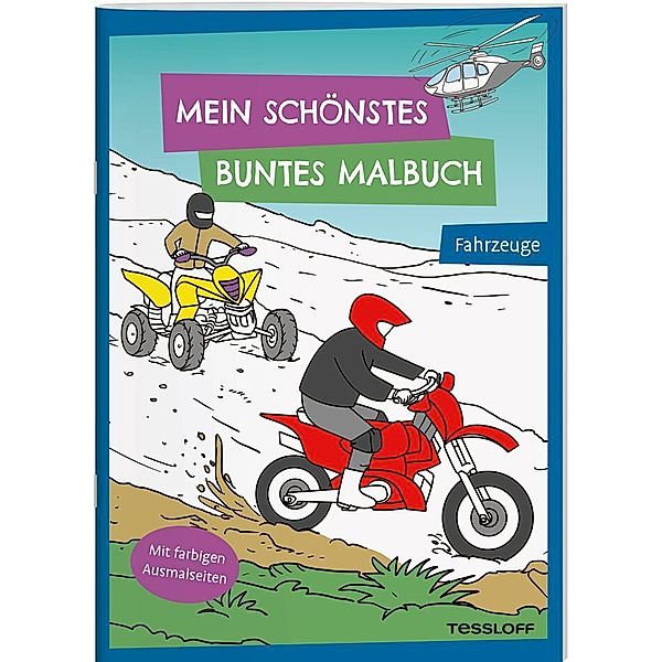 Mein schönstes buntes Malbuch. Fahrzeuge