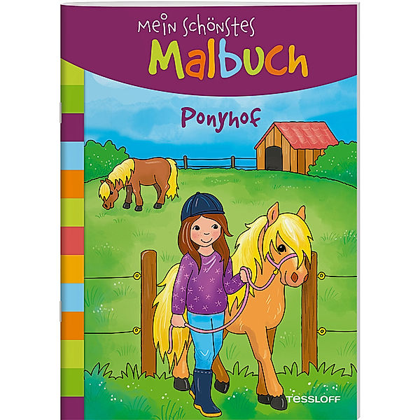 Mein schönstes Malbuch. Ponyhof