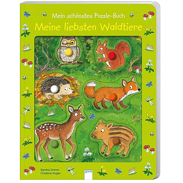 Mein schönstes Puzzle-Buch - Meine liebsten Waldtiere, Sandra Grimm