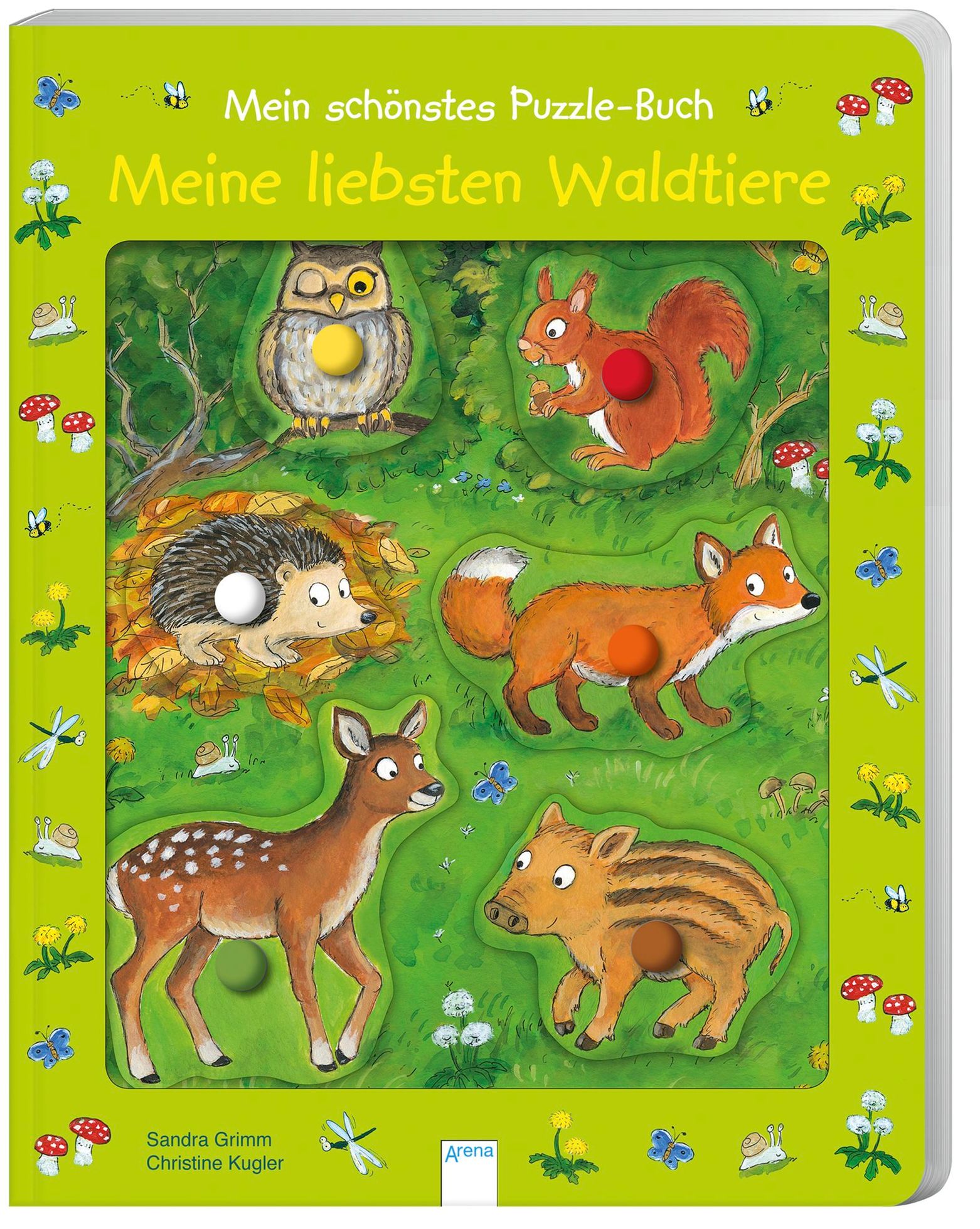 Mein schönstes Puzzle-Buch - Meine liebsten Waldtiere Buch