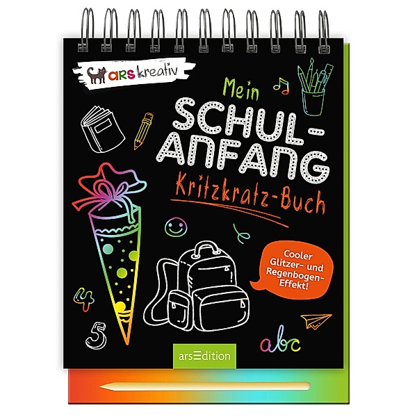Mein Schulanfang-Kritzkratz-Buch, m. Stift