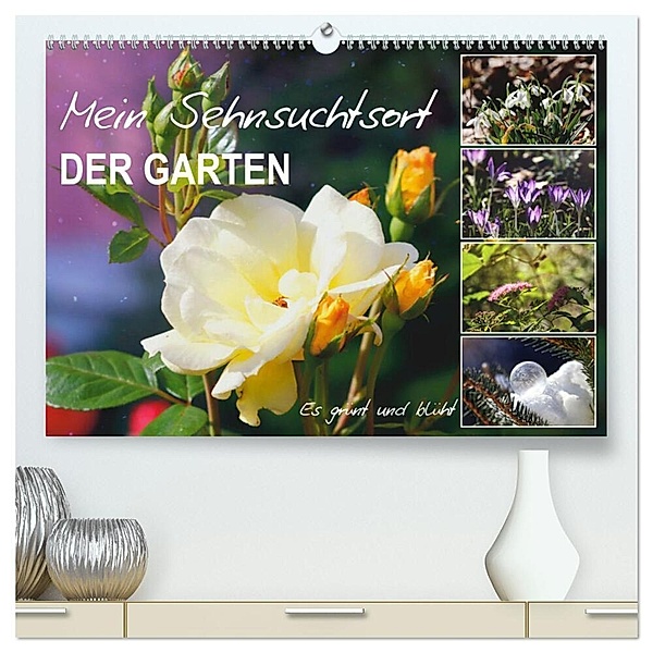 Mein Sehnsuchtsort, der Garten (hochwertiger Premium Wandkalender 2025 DIN A2 quer), Kunstdruck in Hochglanz, Calvendo, Sabine Löwer