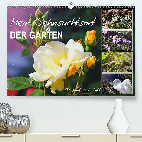 Mein Sehnsuchtsort, der Garten (Premium, hochwertiger DIN A2 Wandkalender 2023, Kunstdruck in Hochglanz), Sabine Löwer