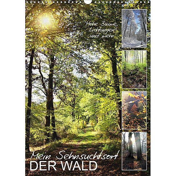 Mein Sehnsuchtsort, der Wald (Wandkalender 2023 DIN A3 hoch), Sabine Löwer