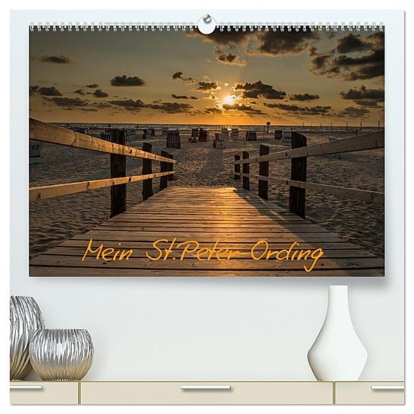 Mein St.Peter-Ording (hochwertiger Premium Wandkalender 2024 DIN A2 quer), Kunstdruck in Hochglanz, Michael Schiller