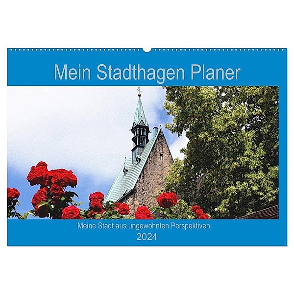 Mein Stadthagen Planer (Wandkalender 2024 DIN A2 quer), CALVENDO Monatskalender, Klaus Gosda