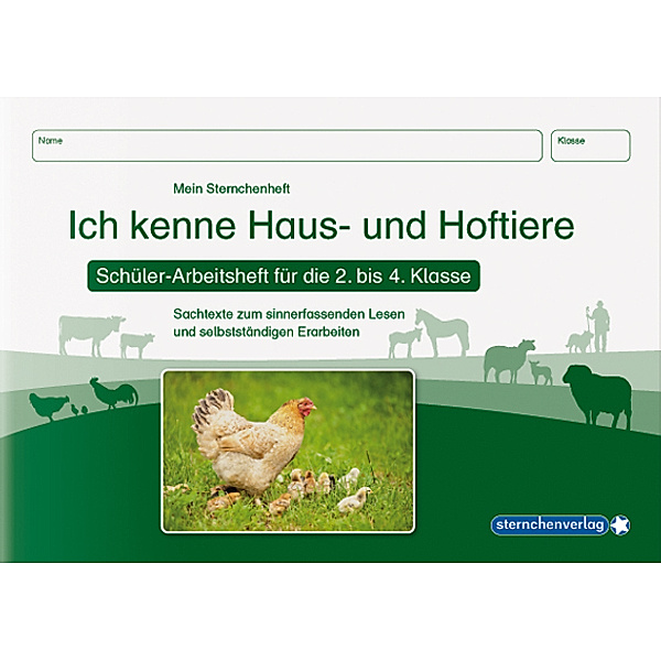 Mein Sternchenheft / Ich kenne Haus- und Hoftiere - Schülerarbeitsheft für die 2. bis 4. Klasse, sternchenverlag GmbH, Katrin Langhans