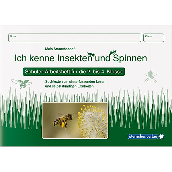 Mein Sternchenheft / Ich kenne Insekten und Spinnen - Schülerarbeitsheft für die 2. bis 4. Klasse, sternchenverlag GmbH, Katrin Langhans