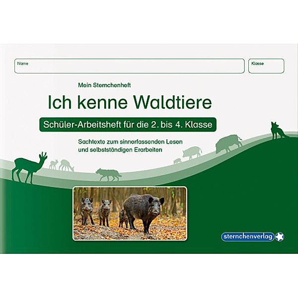 Mein Sternchenheft / Ich kenne Waldtiere - Schülerarbeitsheft für die 2. bis 4. Klasse, sternchenverlag GmbH, Katrin Langhans