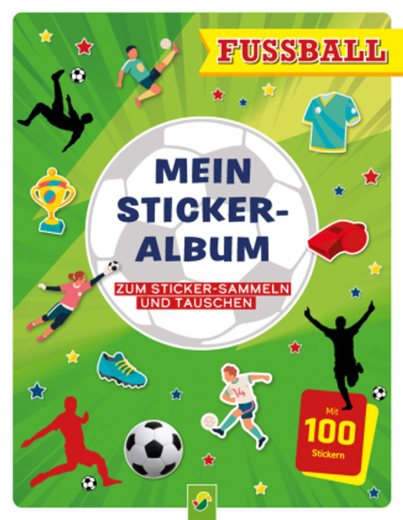 Mein Stickeralbum Fußball mit 100 Stickern kaufen