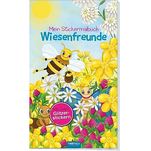 Mein Stickermalbuch Wiesenfreunde