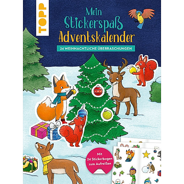 Mein Stickerspass-Adventskalender, Mimi Hecher