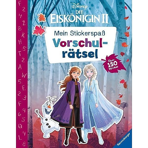 Mein Stickerspass Disney Die Eiskönigin 2: Vorschulrätsel; .