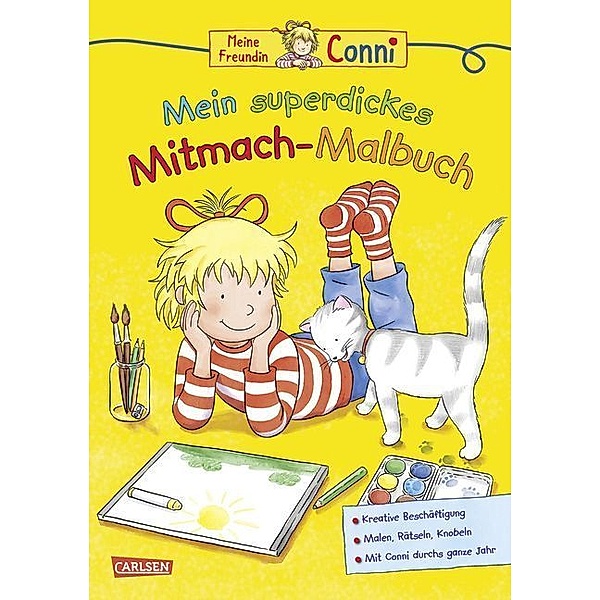 Mein superdickes Mitmach-Malbuch / Conni Gelbe Reihe Bd.33, Hanna Sörensen