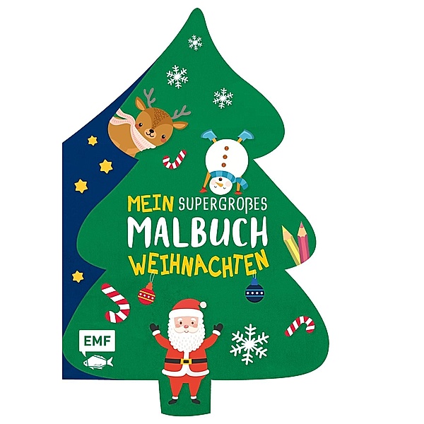 Mein supergrosses Malbuch - Weihnachten (Tannenbaum)
