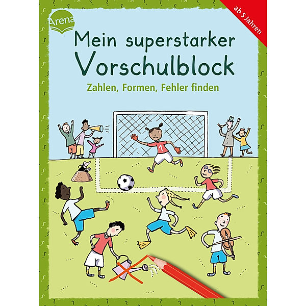 Mein superstarker Vorschulblock. Zahlen, Formen, Fehler finden, Friederike Barnhusen