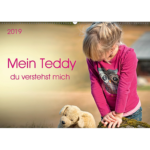 Mein Teddy - du verstehst mich (Wandkalender 2019 DIN A2 quer), Peter Roder
