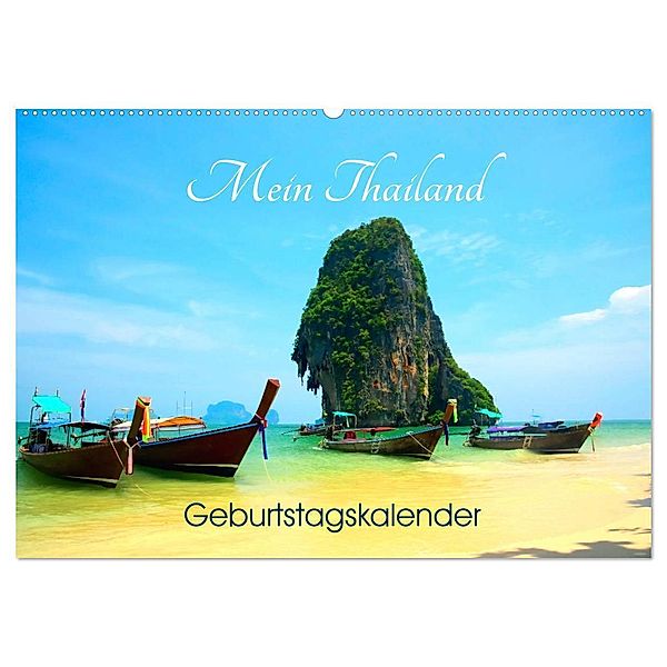 Mein Thailand - Geburtstagskalender (Wandkalender 2024 DIN A2 quer), CALVENDO Monatskalender, Ralf Wittstock