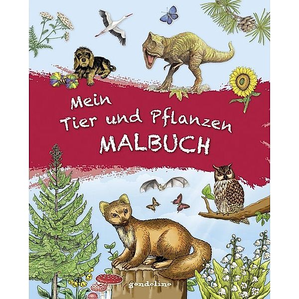 Mein Tier und Pflanzen Malbuch