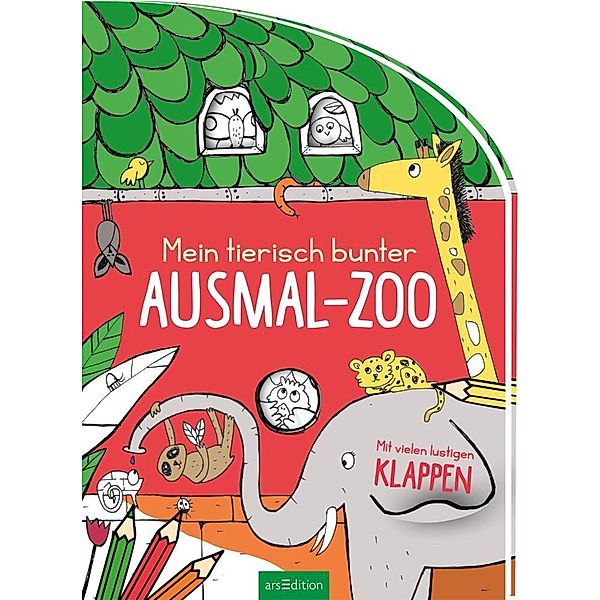 Mein tierisch bunter Ausmal-Zoo