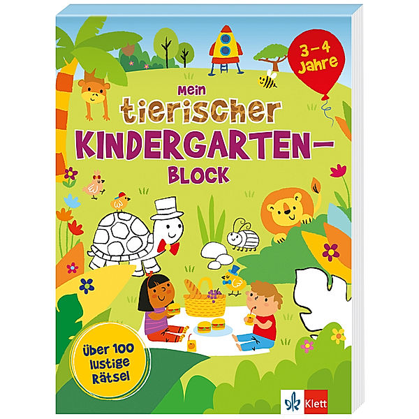 Mein tierischer Kindergarten-Block (3 - 4 Jahre)