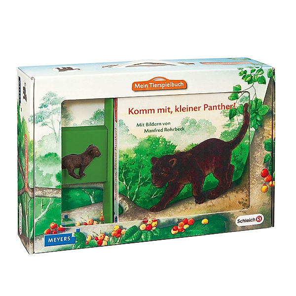 Mein Tierspielbuch: Komm mit, kleiner Panther!, m. Schleich-Tierfigur, Sandra Grimm, Manfred Rohrbeck