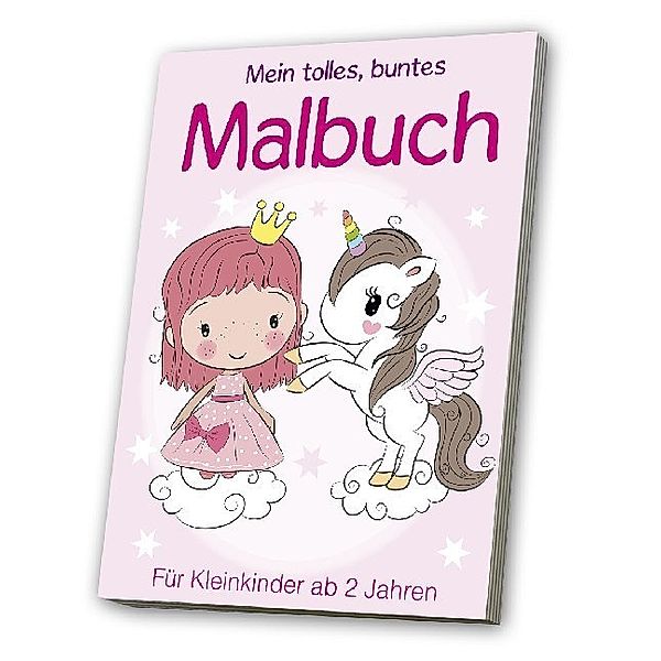 Mein tolles, buntes Malbuch, rosa