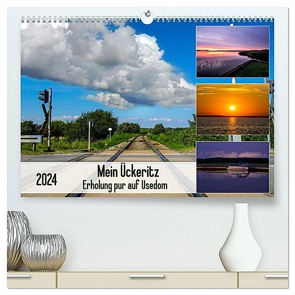 Mein Ückeritz - Erholung pur auf Usedom (hochwertiger Premium Wandkalender 2024 DIN A2 quer), Kunstdruck in Hochglanz, LaPics