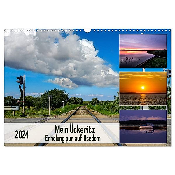 Mein Ückeritz - Erholung pur auf Usedom (Wandkalender 2024 DIN A3 quer), CALVENDO Monatskalender, LaPics