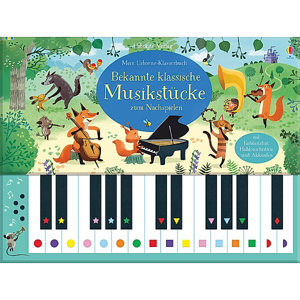 Mein Usborne-Klavierbuch: Bekannte klassische Musikstücke zum Nachspielen, m. Farbtastatur, Sam Taplin
