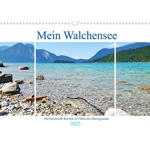 Mein Walchensee - Die bayerische Karibik zu Füßen des Herzogstands (Wandkalender 2022 DIN A3 quer), Michaela Schimmack