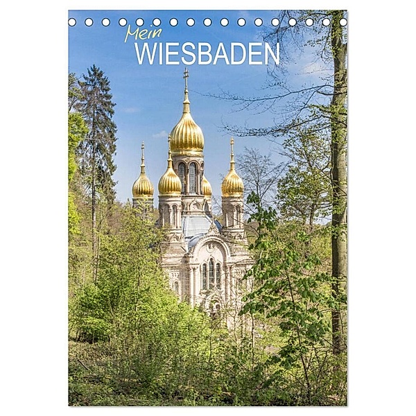 Mein Wiesbaden (Tischkalender 2024 DIN A5 hoch), CALVENDO Monatskalender, Dietmar Scherf