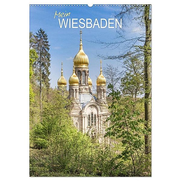 Mein Wiesbaden (Wandkalender 2024 DIN A2 hoch), CALVENDO Monatskalender, Dietmar Scherf