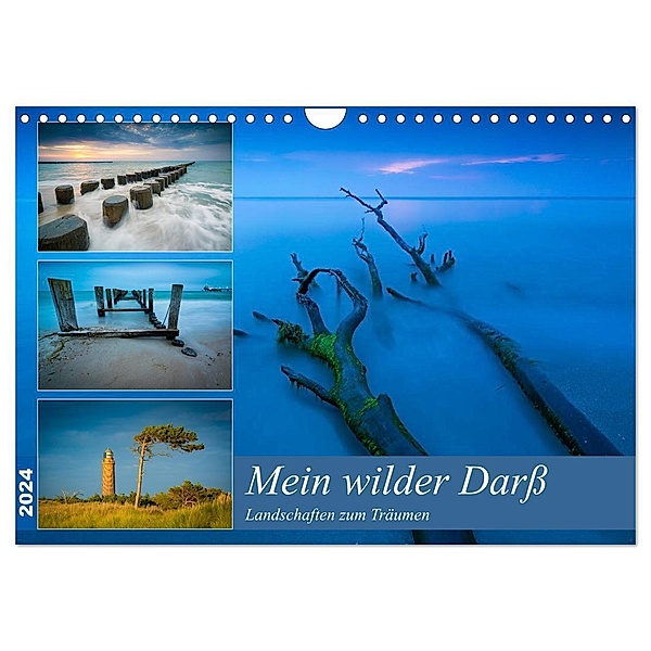 Mein wilder Darss - Landschaften zum Träumen (Wandkalender 2024 DIN A4 quer), CALVENDO Monatskalender, Martin Wasilewski