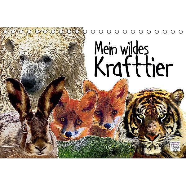 Mein wildes Krafttier (Tischkalender 2018 DIN A5 quer), Astrid Ryzek