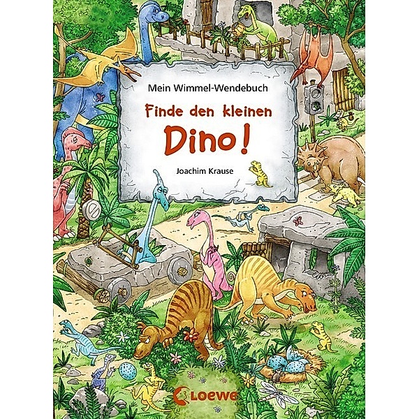 Mein Wimmel-Wendebuch - Finde den kleinen Dino! / Finde das blaue Auto!, Joachim Krause