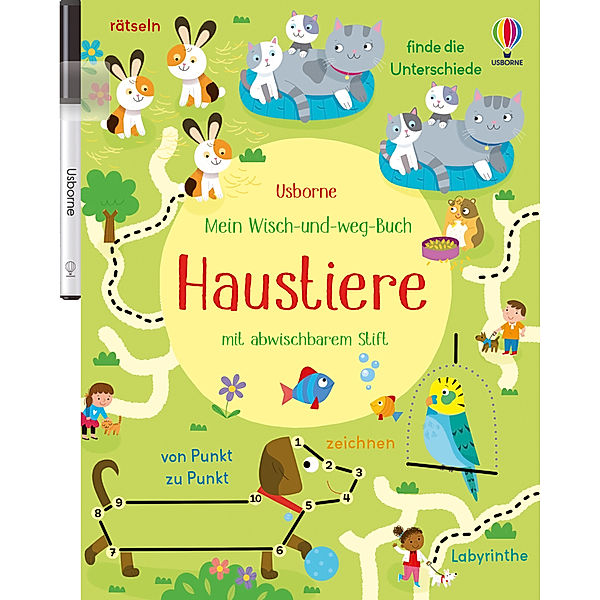 Mein Wisch-und-weg-Buch: Haustiere, Kirsteen Robson