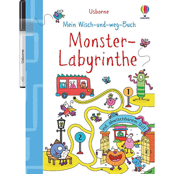 Mein Wisch-und-weg-Buch: Monster-Labyrinthe, Jane Bingham