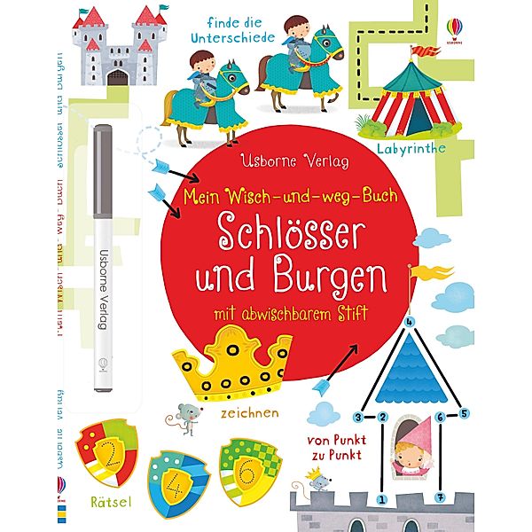 Mein Wisch-und-weg-Buch, Schlösser und Burgen, Kirsteen Robson