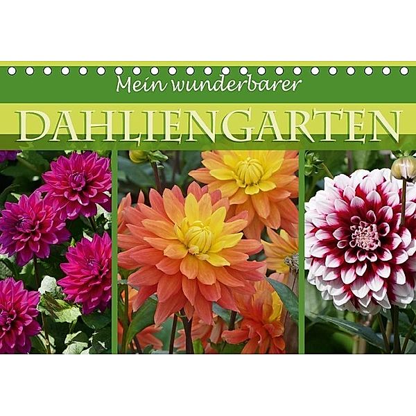 Mein wunderbarer Dahliengarten (Tischkalender 2018 DIN A5 quer), Christine B-B Müller