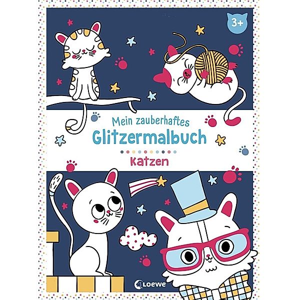 Mein zauberhaftes Glitzermalbuch / Mein zauberhaftes Glitzermalbuch - Katzen