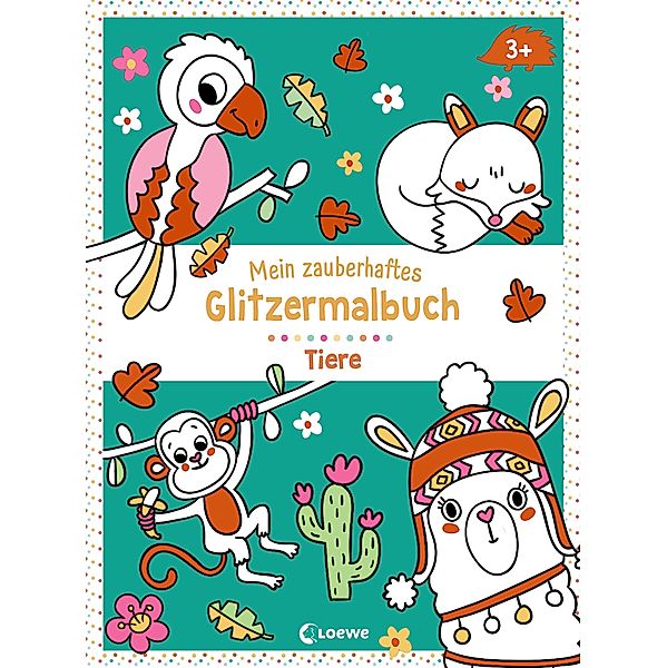 Mein zauberhaftes Glitzermalbuch - Tiere