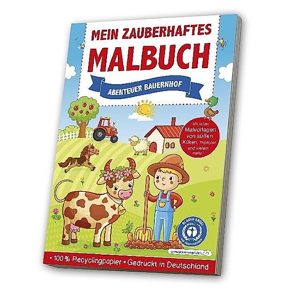 Mein zauberhaftes Malbuch - Abenteuer Bauernhof