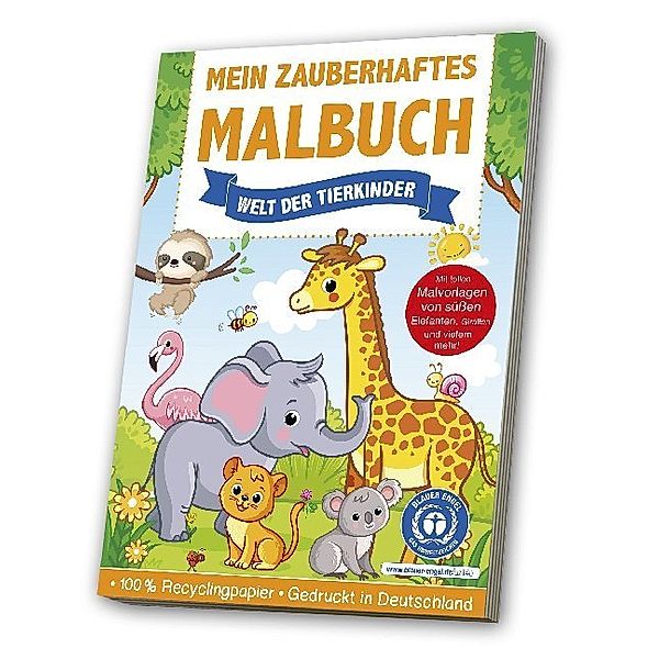 Mein zauberhaftes Malbuch - Welt der Tierkinder