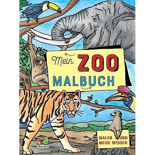 Mein Zoo Malbuch