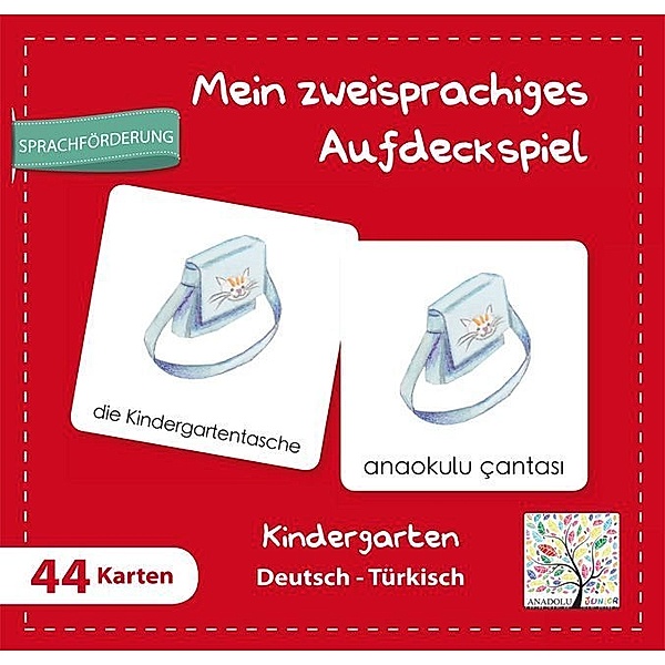 Schulbuchverlag Anadolu Mein Zweisprachiges Aufdeckspiell, Kindergarten Deutsch-Türkisch (Kinderspiel)