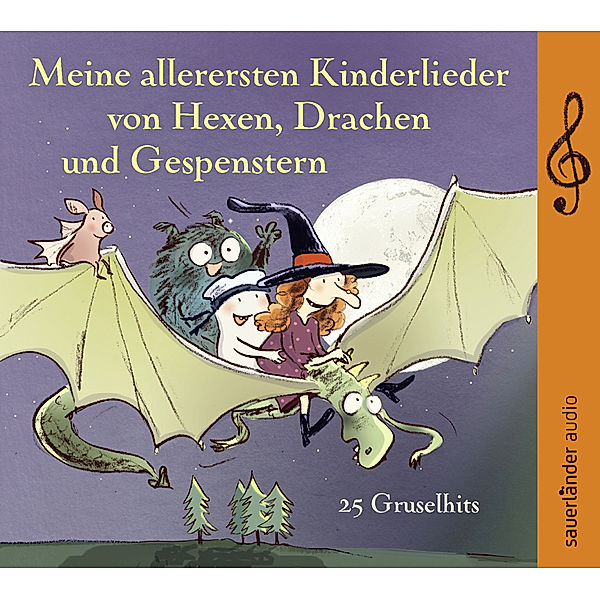 Meine allerersten Kinderlieder von Hexen, Drachen und Gespenstern,1 Audio-CD, Drachen und Gespenstern Meine allerersten Kinderlieder von Hexen